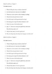 English Worksheet: Rabbit Proof Fence: Chapter 3 - Reading Comprehension Test