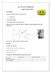 English Worksheet: space tourism