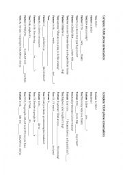 English Worksheet: Possessives