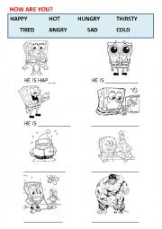 English Worksheet: Feelings