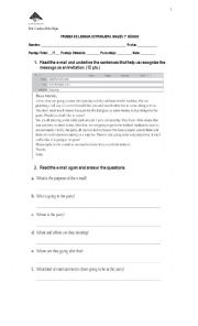 English Worksheet: Countable and Uncountable Nouns Test
