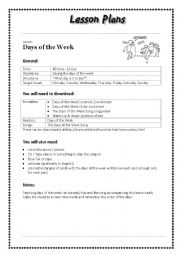 Lesson: Days of the Week