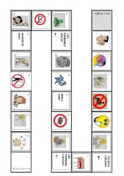 English Worksheet: Boardgame rules in the classroom