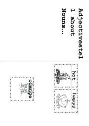 Adjectives Interactive Notebook Page