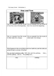 Fly Away Home Worksheet 4