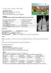 English Worksheet: Barcelona by Mary Costello