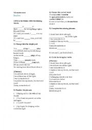 English Worksheet: Modal Verbs Song - Misunderstood