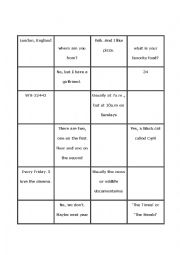 English Worksheet: Interview with mr random