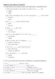 Comparative and Superlative Adjectives