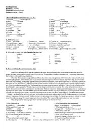 English Worksheet: adjectives in use