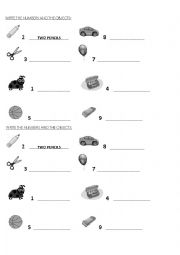 Numbers and Objects