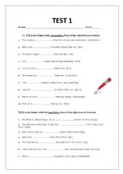 English Worksheet: Test for kids and teens.
