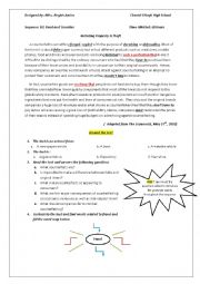 English Worksheet: counterfeiting 