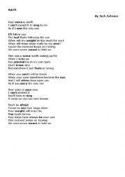 English Worksheet: Adrift