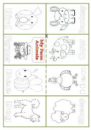 Minibook Farm Animals