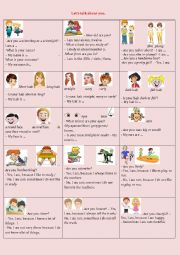 English Worksheet: Lets talk about you.                                                                                                        