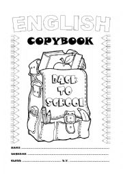 English Worksheet: Cover