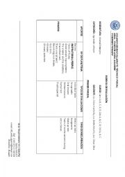 English Worksheet: Rubrics 