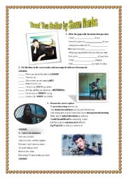 English Worksheet: TREAT YOU BETTER by Shawn Mendes