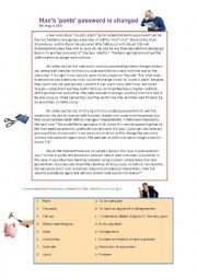 English Worksheet: Bank Story and Debate