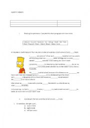 English Worksheet: Test_1secondarygrade_presentsimple