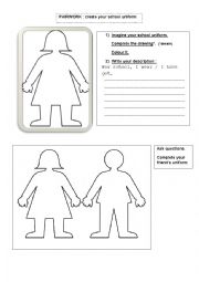 English Worksheet: uniforms