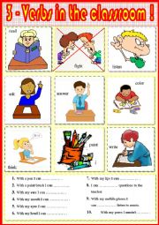 3. Verbs in the classroom