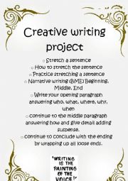 English Worksheet: Creative Writing 