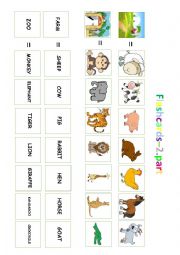 English Worksheet: Flashcards - sorting of pictures / 2