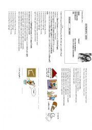 English Worksheet: bob marleys I wanna Love you