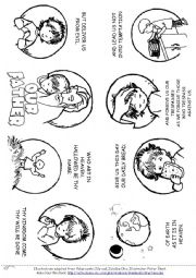 English Worksheet: Mini Book