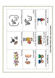 English Worksheet: Playground matrix