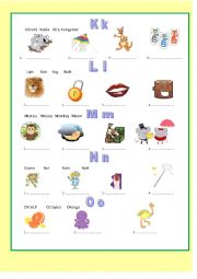 English Worksheet: alphabet 2 exercise 