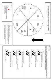 Possessive Adjective spinning wheel