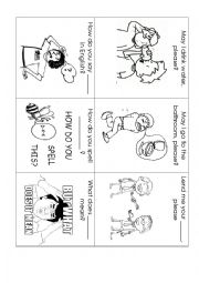 English Worksheet: Classroom expressions