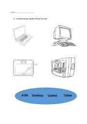 English Worksheet: Computer