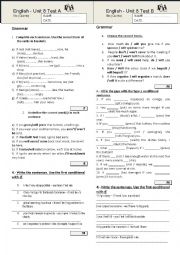 English Worksheet: Conditionals