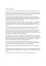 English Worksheet: News Writing Exercise