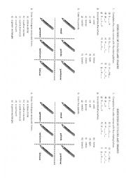 English Worksheet: Shapes and Colors