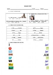 English Worksheet: Verb TO BE