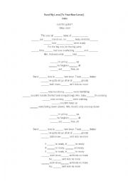 English Worksheet: Send my love by Adelle
