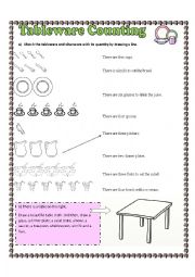 TABLEWARE COUNTING AND DRAWING