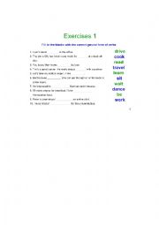 English Worksheet: Gerunds