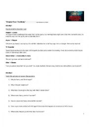 English Worksheet: Stranger Things - Chapter 4