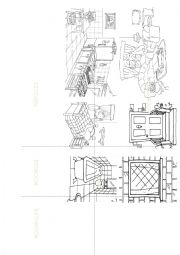 English Worksheet: Rooms of the house Mini Book