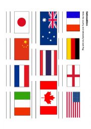 Countries, nationalities, flags and companies