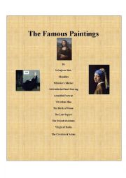 English Worksheet: Famous Painting Series 2 (2/2)