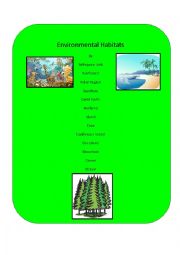 Environmental homes