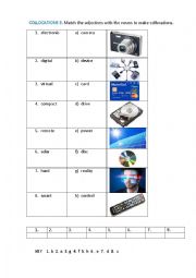 English Worksheet: COLLOCATIONS 3