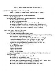 English Worksheet: Cheat Sheet for Skills Block